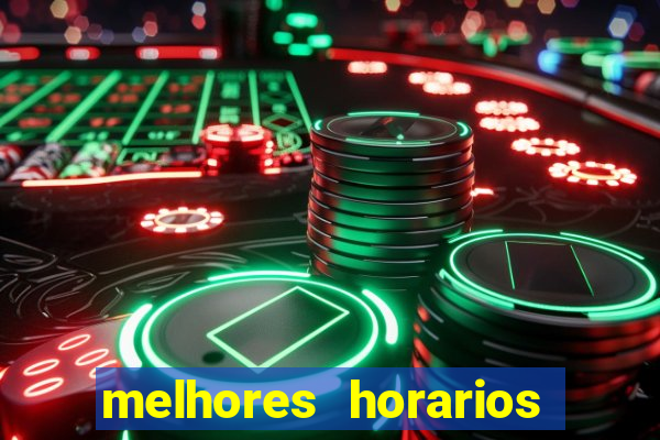 melhores horarios pagantes fortune tiger